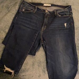 Flying monkey platinum skinny jeans